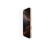Belkin ScreenForce TemperedGlass protector de pantalla para iPhone 16 Pro, claridad y nitidez cristalinas, antiarañazos, ultrafino, aplicación sin burbujas, cristal templado para iPhone 16 Pro