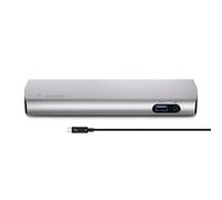 Belkin - Thunderbolt 3 Express Docking Station con cable activo de 80 cm (40 Gbps,85 W, 4K, 3 puertos USB 3.0, salida de audio, Gigabit Ethernet, Thunderbolt 3/USB-C), aluminio (versión antigua)