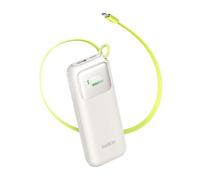 Belkin UltraCharge Batería Externa 11000mAh, 60W con Cable USB-C Retráctil | Power Bank, Capacidad de 11 000 mAh, Potencia Total 60 W, Cable Retráctil 70 cm, Pantalla Digital, Apta para Viajar en Avión