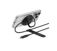 Belkin UltraCharge Cargador Inalámbrico Magnético Qi2 25W, Carga Rápida, Compatible con MagSafe, Refrigeración Pasiva y Soporte, iPhone 17 Series, Pixelsnap y AirPods Pro - Negro