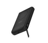 Belkin UltraCharge Pro Batería Externa Carga Rápida 10000mAh, Power Bank Magnetico Qi2 25W, Soporte Abatible, Pantalla Digital, Batería Portátil para iPhone, Galaxy, Pixel, iPad, Negro