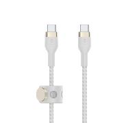 Belkin USB-C to USB-C 2.0 brd Sil 2M Wh CAB011BT2MWH