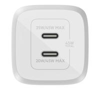 Belkin WCH011vfWH Portátil, Smartphone, Tableta Blanco Corriente alterna Carga rápida Interior