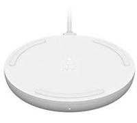 Belkin Base de Carga Inalámbrica de 10 W Boost Charge (Qi, iPhone 14/14 Plus, 13, Pro, Pro Max, Mini y Anteriores, Dispositivos de Samsung, Google y Otros, Adaptador de Corriente No Incluido), Blanco