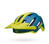 Bell 4Forty Air MIPS - Casco de montaña 2022: Azul Mate/Alta Visibilidad, L 58-62 cm