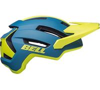 Bell 4Forty Air MIPS MTB Casco 2022: Azul Mate/Hi-Viz, S 52-56cm
