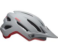 Bell 4forty MIPS Casco de Bicicleta, Adultos Unisex, Colgador de acantilados Mate, Gris Brillante/carmesí, Extra-Large