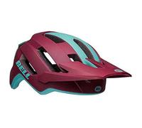 Bell Bike Unisex - Adultos 4Forty Air Casco de Ciclismo Mat Brick Red/Ocean, M