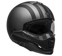 Bell Broozer - Casco (Free Ride gris mate/negro, grande)