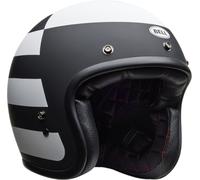 Bell C500 Parlor Casco jet, negro-blanco, tamaño S para Hombres