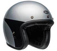 Bell Custom 500 Chassis, casco jet XL male Plata/Negro