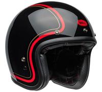 Bell Custom 500 Chief Casco Jet, negro-rojo, tamaño S para Hombres