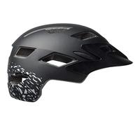 Bell Casco de Bicicleta Unisex Juvenil Sidetrack Youth, Fragments Mat Black/Silver, Talla única