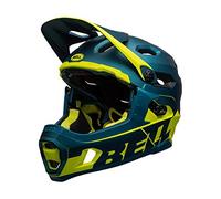 Bell - Casco de Bicicleta Unisex para Adultos, Super DH MIPS MTB, Color Azul Mate y Azul Brillante, S | 52-56 cm