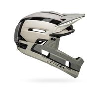 Bell Casco de Bicicleta Unisex Super Air R Spherical para Adultos, Cemento Mate, Gris, M