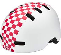 Bell Casco de Ciclismo Unisex Infantil Lil Ripper - Checkers Blanco Mate, 47-54 cm