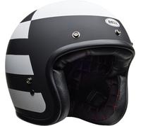 Bell Casco DE Motocicleta Custom 500 Parlor Matte Black White L, Unisex-Adult