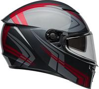 Bell Casco DE Motocicleta Lithium ECE6 Jetstream Gray Candy Red S, Unisex-Adult