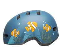 BELL Casco Infantil Lil Ripper Ciclismo, Juventud Unisex, Pez Payaso Gris Mate-Azul, Unisize 47-54cm