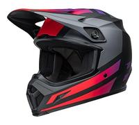 BELL Casco MX-9 MIPS Alter Ego, negro/rojo mate, talla S