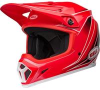 BELL Casco MX-9 MIPS Zone Rosso L, Adultos Unisex, Rojo