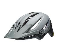 BELL Casco Sixer MIPS MTB, Unisex, Gris Mate y Brillante, L (58-62 cm)
