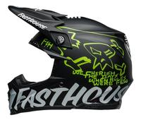 BELL Cascos Moto-9S Flex 22.06 Fasthouse Core Matte Black / Yellow 2024 M