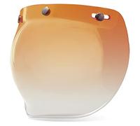 BELL Custom 500 Bubble Visera (Orange,One Size)