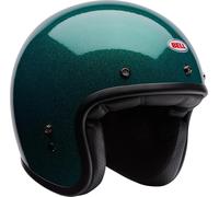 Bell Custom 500 Flake Casco a reacción, Verde oscuro, Talla M (57/58)