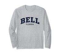 Bell Florida Vintage Athletic Sports Design Manga Larga
