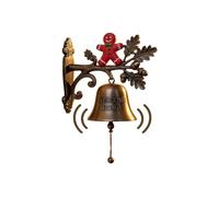 Bell for Door Opening, Christmas Welcome Doorbell, 7.09 Inches Wind Chimes to Shop Farmhouse Kitchen Garden Holiday Decor Classroom Offices Entryway Prayer Church Hotel