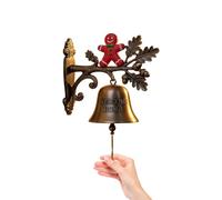 Bell for Door Opening, Christmas Welcome Doorbell with Jingle Sound, Decorative Wind Chimes for Shop Entryway, Farmhouse, Kitchen, Garden, Holiday Decor, Classroom, Church, Porch Use