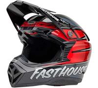 BELL Helmet Moto 10 Sphercal FASTHOUSE DITD 25 Gris/Rojo M ECE6