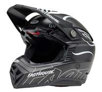 BELL Helmet Moto-10 Spherical FASTHOUSE Raven Matte Black/White L ECE6