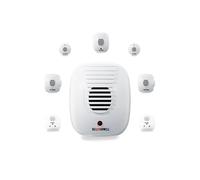 Bell+Howell Repelente de plagas ultrasónico, paquete de 8 unidades, ayuda eficazmente a repeler ratones, insectos, ratas, roedores, mosquitos, cucarachas, arañas y hormigas sin químicos, olor y sonido