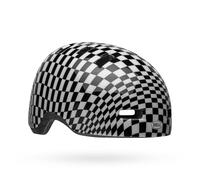 Bell Lil Ripper Checkers CE Cascos, Jóvenes Unisex, Negro/Blanco, UC