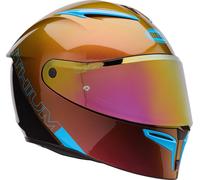 Bell Lithium MIPS Plus Delta Graphic Casco, naranja/azul/amarillo, Talla L (59/60)