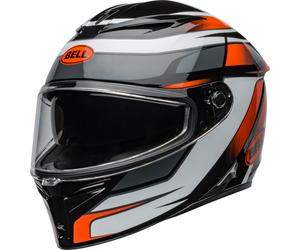 Bell Lithium MIPS Podium Casco, negro/naranja, Talla XL (61/62)