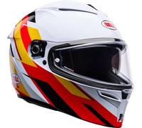 Bell Lithium Nova Casco, blanco-rojo, tamaño M para Hombres
