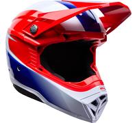 Bell Moto-10 MIPS Falcon Casco de motocross, Rojo/Blanco, Talla XS (54/55)