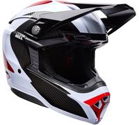 Bell Moto-10 Spherical Fluid, casco de motocross M male Negro/Blanco/Rojo
