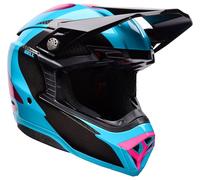 Bell Moto-10 Spherical Fluid, casco de motocross M male Negro/Turquía/Fucsia