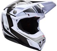 Bell Moto-10 Spherical Grid, casco de motocross S male Black/Grey/White/Grey