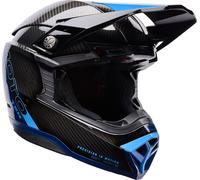 Bell Moto-10 Spherical Strike, casco de motocross M male Negro/Azul