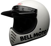 Bell Moto-3 Classic Casco de motocross, blanco, tamaño XL