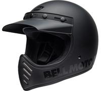 Bell Moto-3 Classic Casco de motocross, Black Matt, Talla XL (61/62)