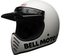 BELL Moto-3 Classic Enduro Casco (Blanco), M (57)