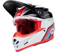 BELL Casco Moto 9S Flex Merchant RD/BK L ECE6, Rojo/Negro