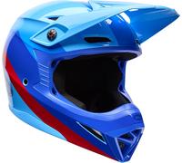 Bell MX-10 Mips Aviator, casco de motocross XL male Azul Claro/Azul/Rojo
