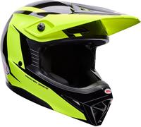 Bell MX-10 MIPS Talon Casco de motocross, amarillo/negro, Talla XXL (63/64)